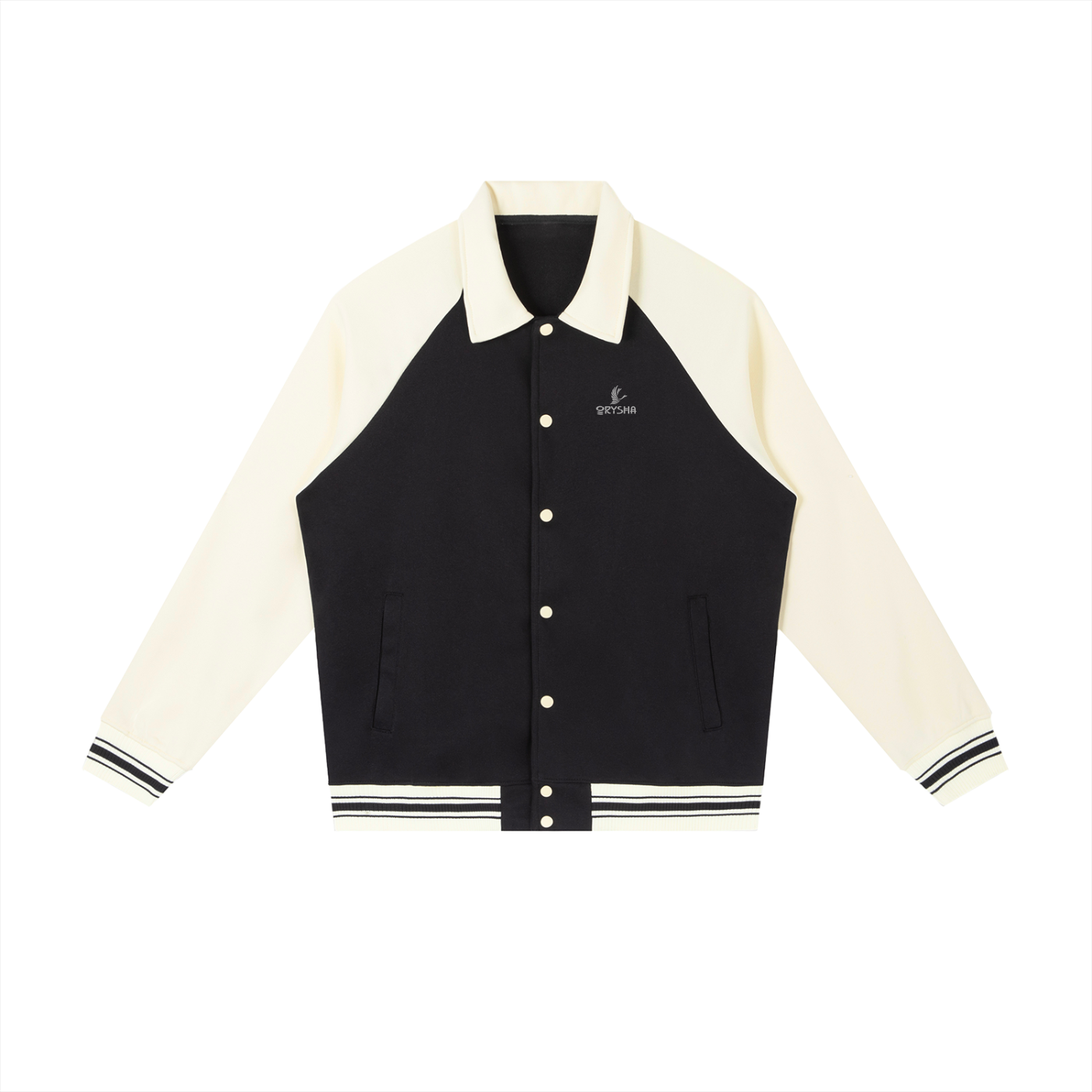 Unisex "Legend Made" Contrast Raglan Sleeve Baseball Jacket