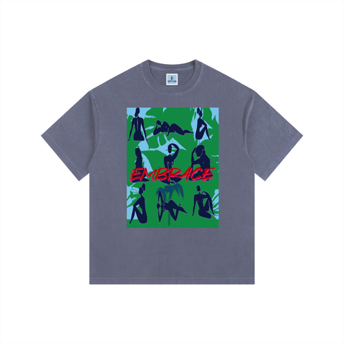 Women's "EMBRACE" Vintage Washed Oversized T-Shirt