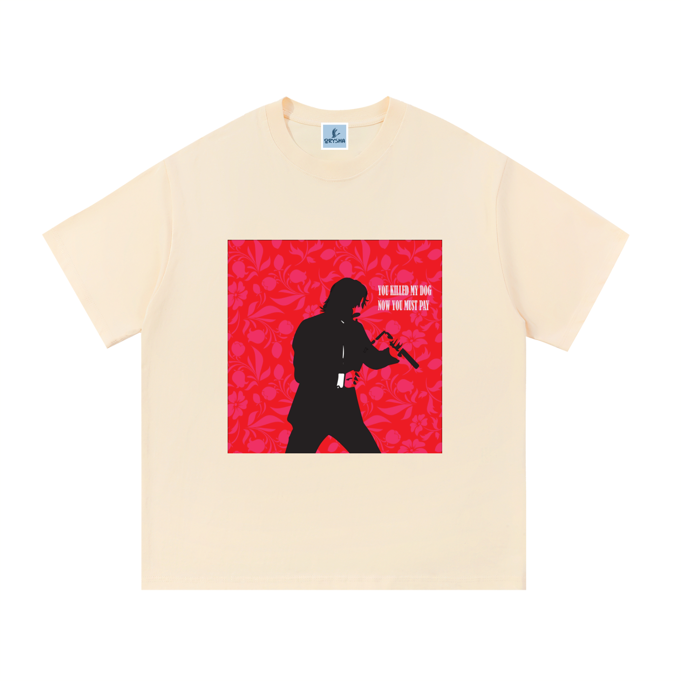 Men's “No Mercy Code” Graphic Cotton T-Shirt