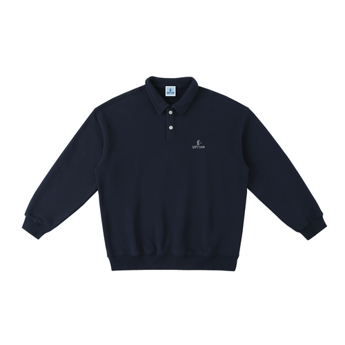 Women's Essential Heavyweight Polo Sweatshirt