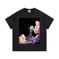 Men's "Cosmic Drift" Vintage Washed Cotton T-Shirt