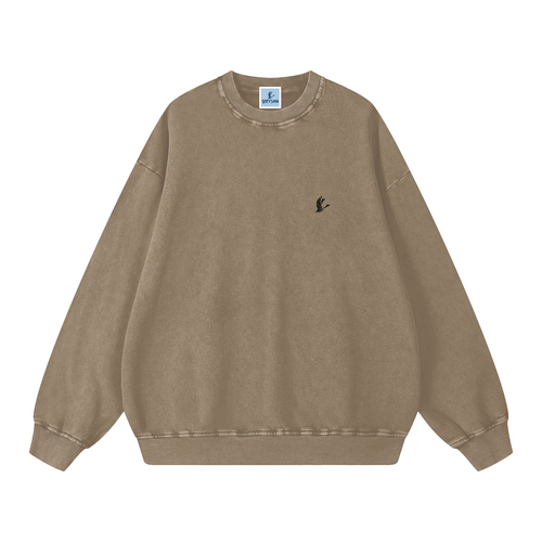 Women’s Essential Vintage Snow Washed Oversized Sweatshirt