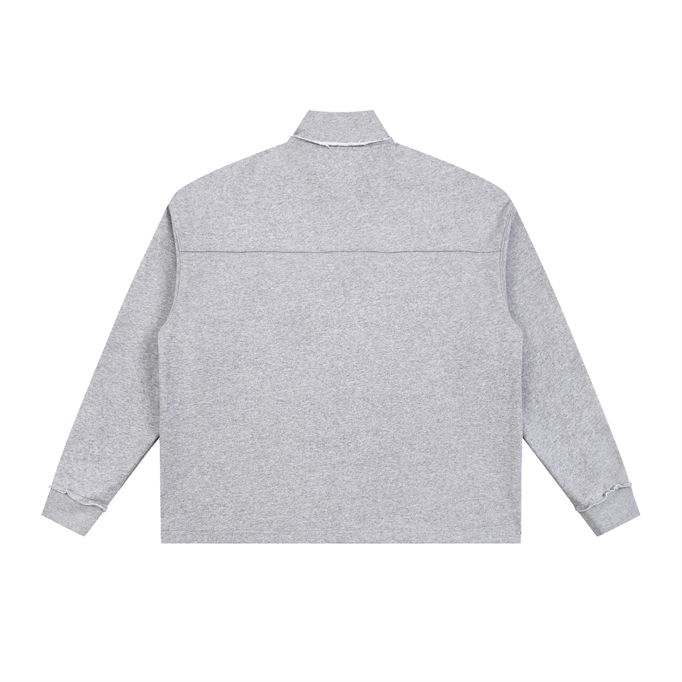 Men's Heavyweight Essentials Half-Zip Rolled Edge Fleece Sweatshirt