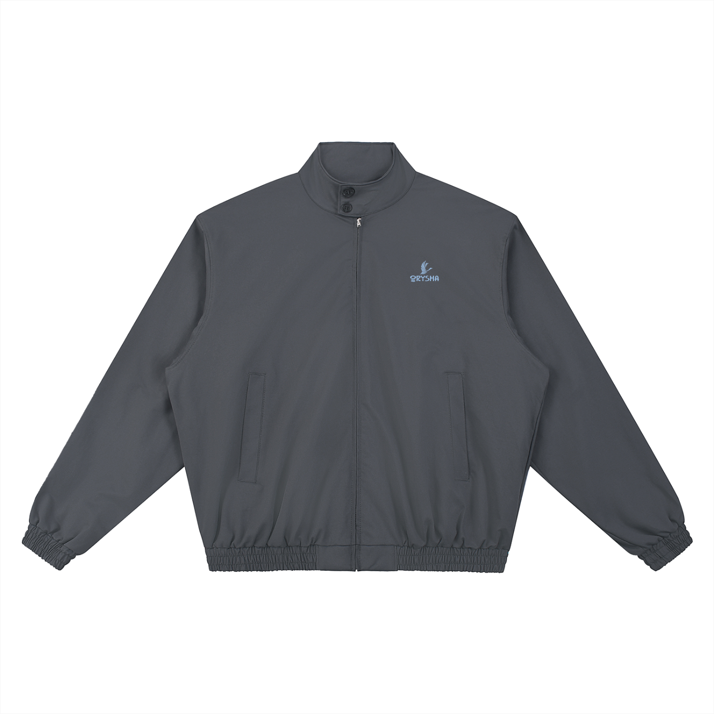 Unisex "LA" Stand Collar Bomber Jacket