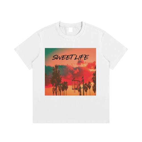 Women's "Sweet Life" Cotton Graphic T-Shirt