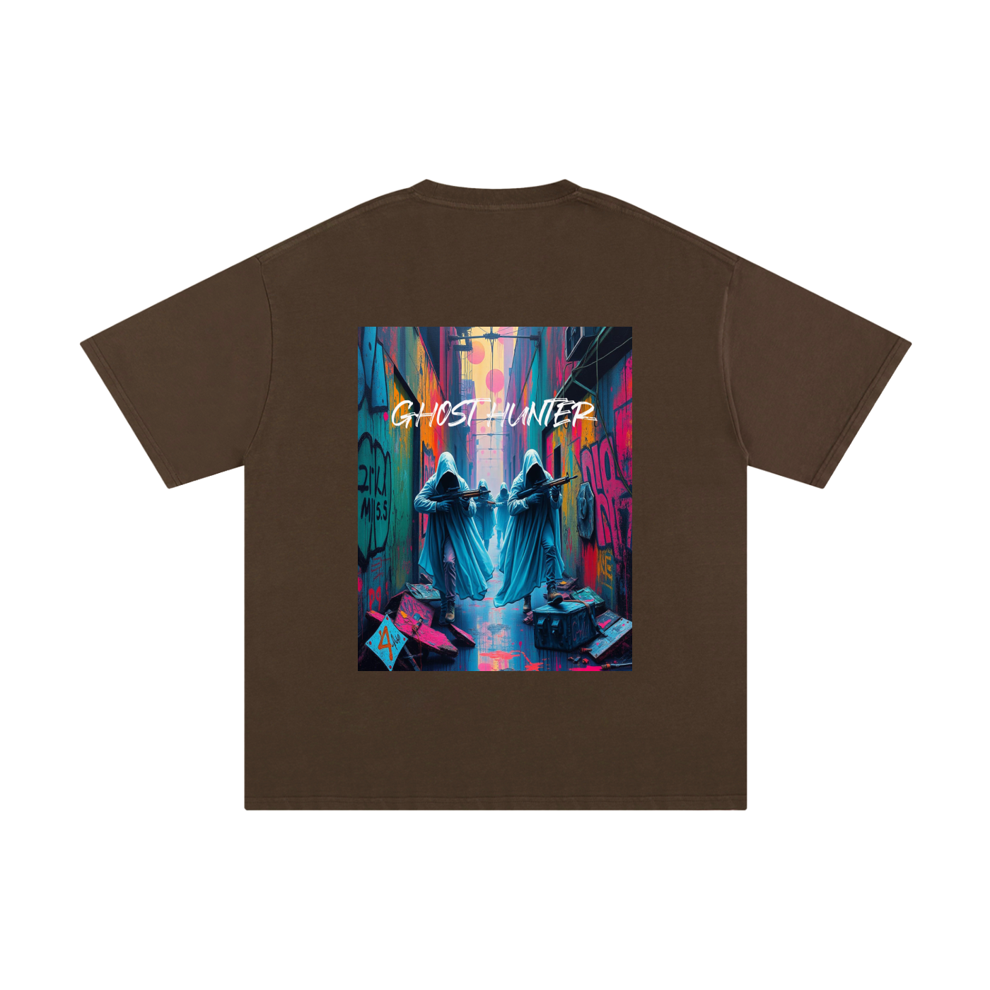 Men's "Ghost Hunters" Graphic Cotton T-Shirt