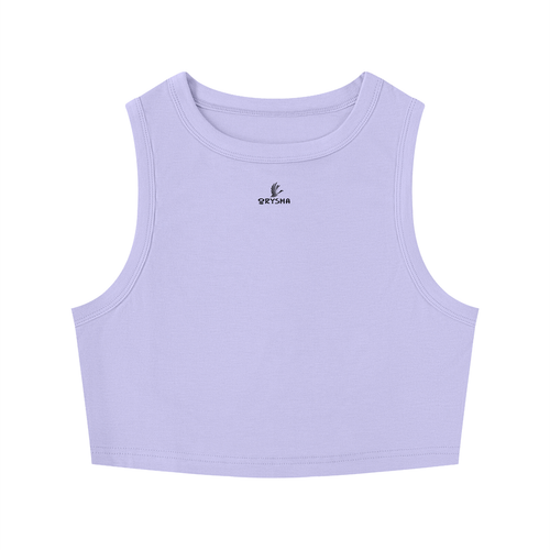 Women's Essential Tight Crewneck Crop Tank Top