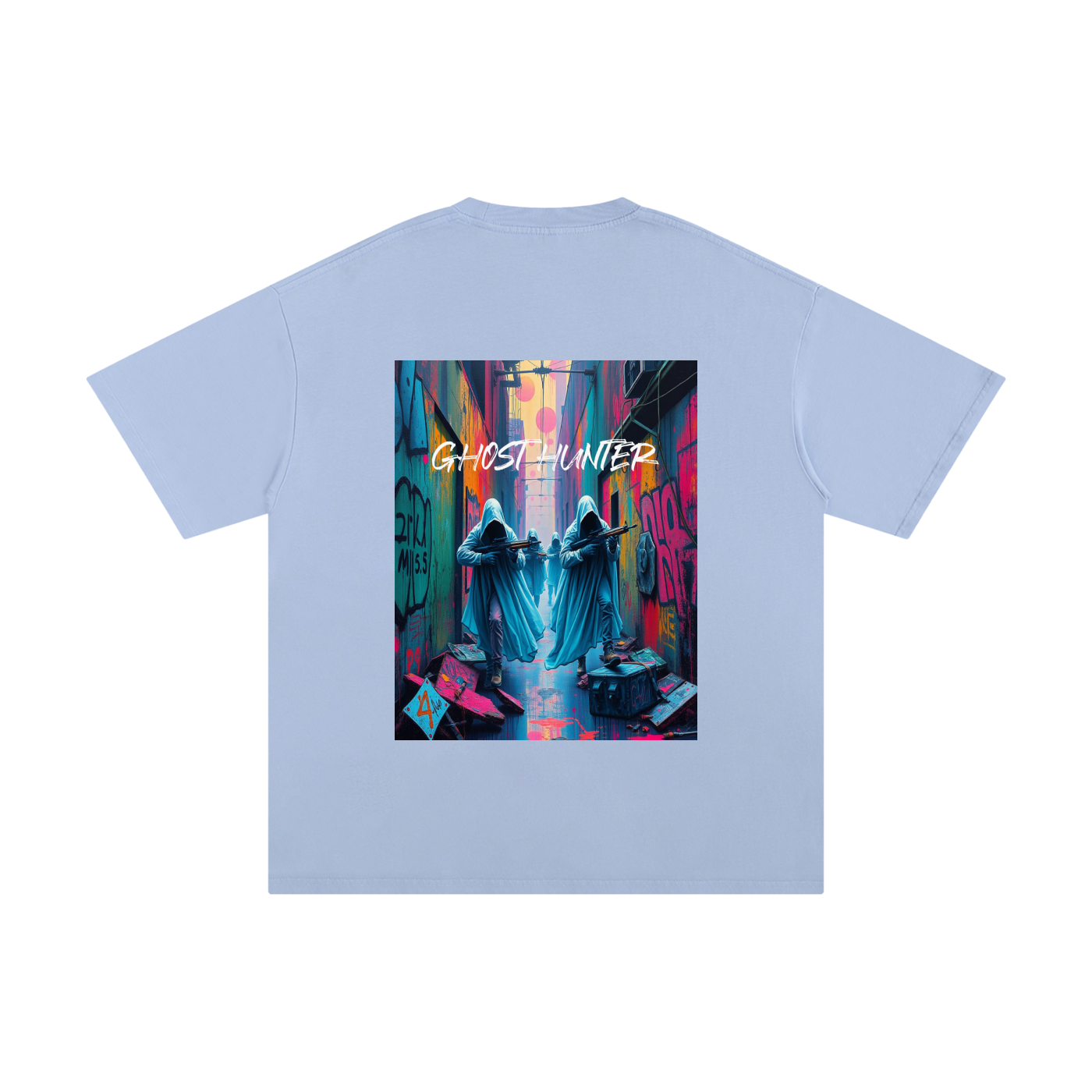Men's "Ghost Hunters" Graphic Cotton T-Shirt