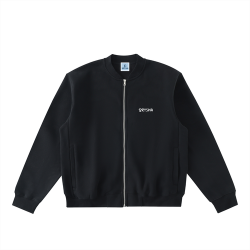 Blouson teddy en molleton zippé essentiel