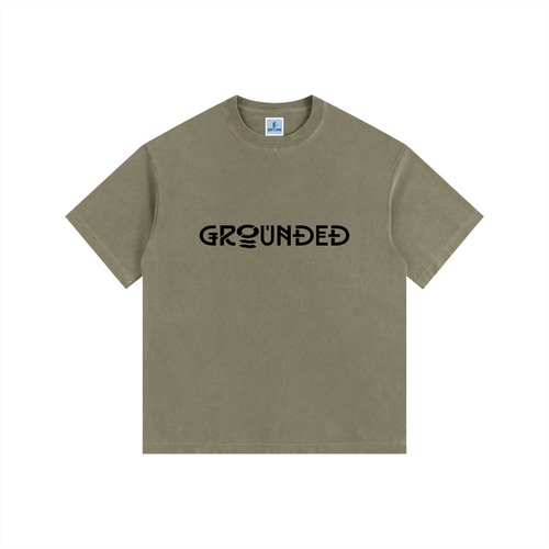 Women’s “Grounded” Vintage Washed Oversized Cotton T-Shirt