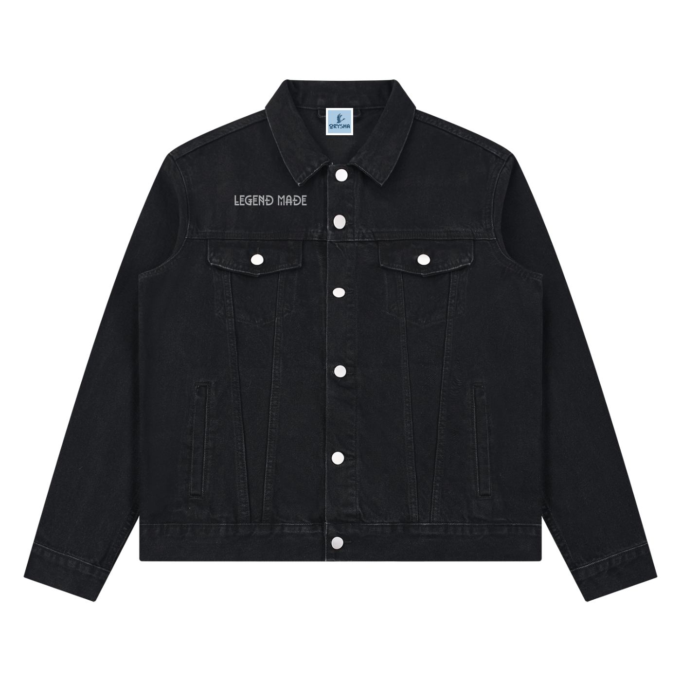 Men's "Legend Made" Vintage Wash Denim Jacket