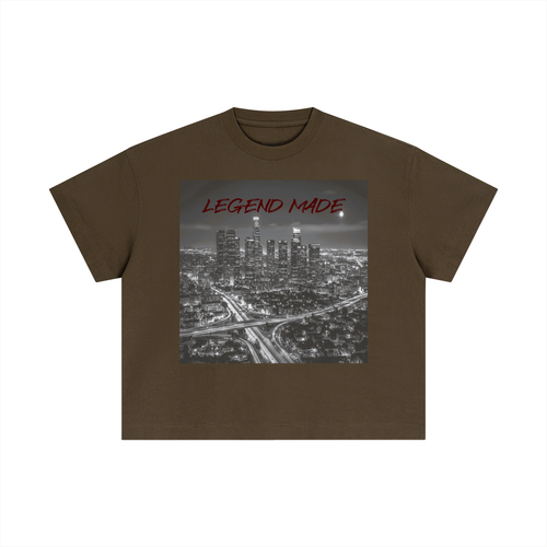 Women's "Legend Made" Cotton Boxy T-Shirt