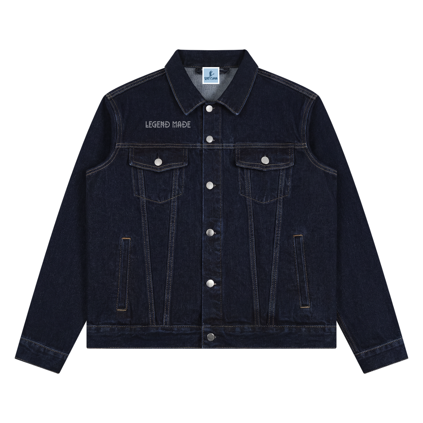 Men's "Legend Made" Vintage Wash Denim Jacket