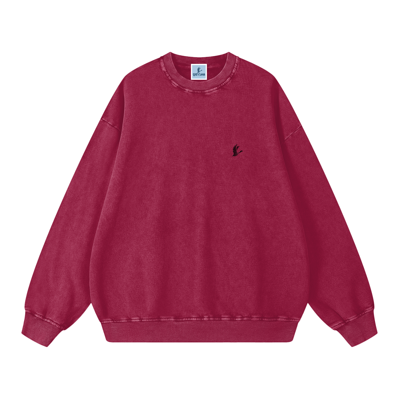 Men’s Essential Vintage Snow Washed Oversized Sweatshirt