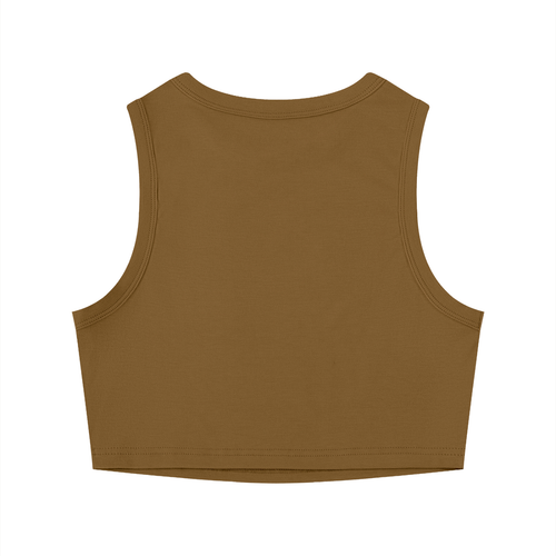 Women's "Los Angeles" Tight Crewneck Crop Tank Top