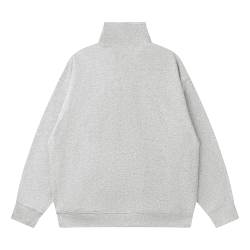 Unisex Essential Quarter-Zip Drop Shoulder Sweatshirt
