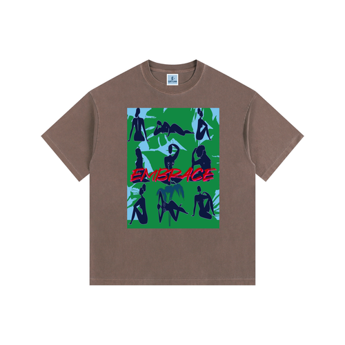 Women's "EMBRACE" Vintage Washed Oversized T-Shirt