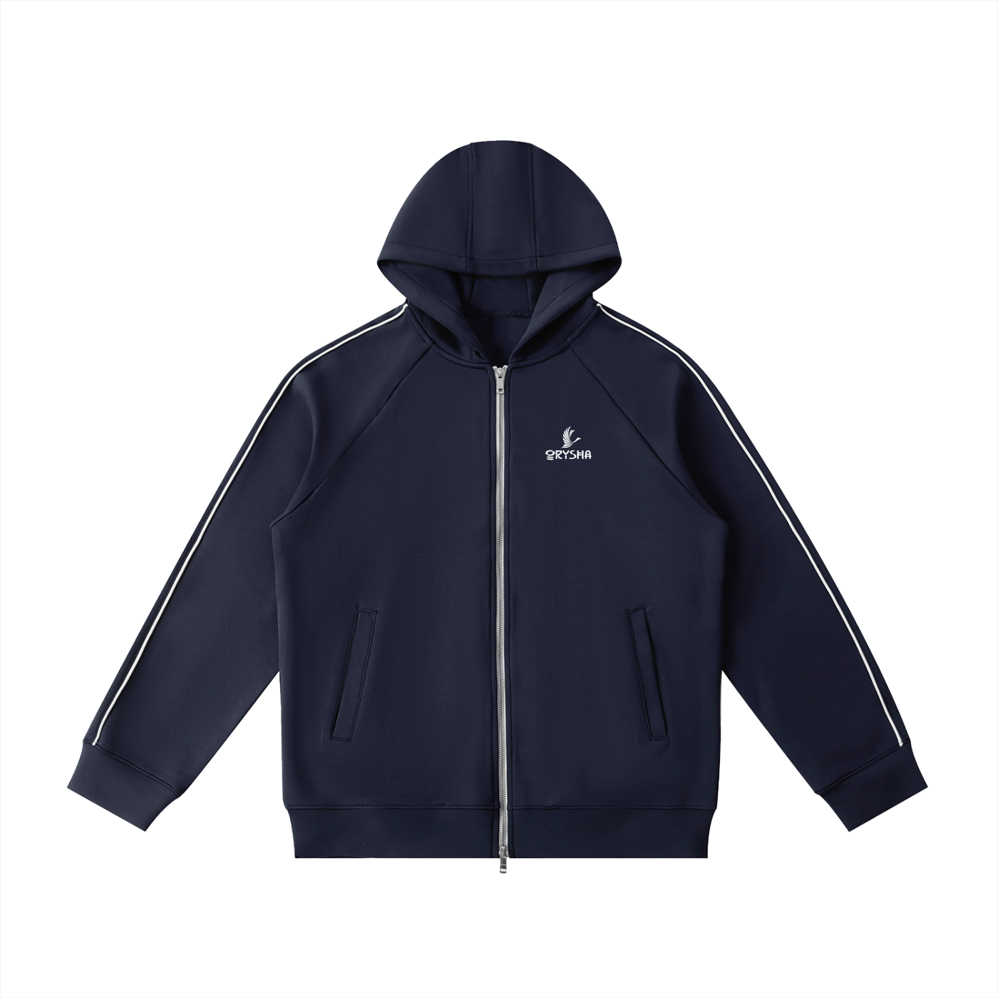 Unisex Essential Heavyweight Raglan Sleeve Zip Hoodie