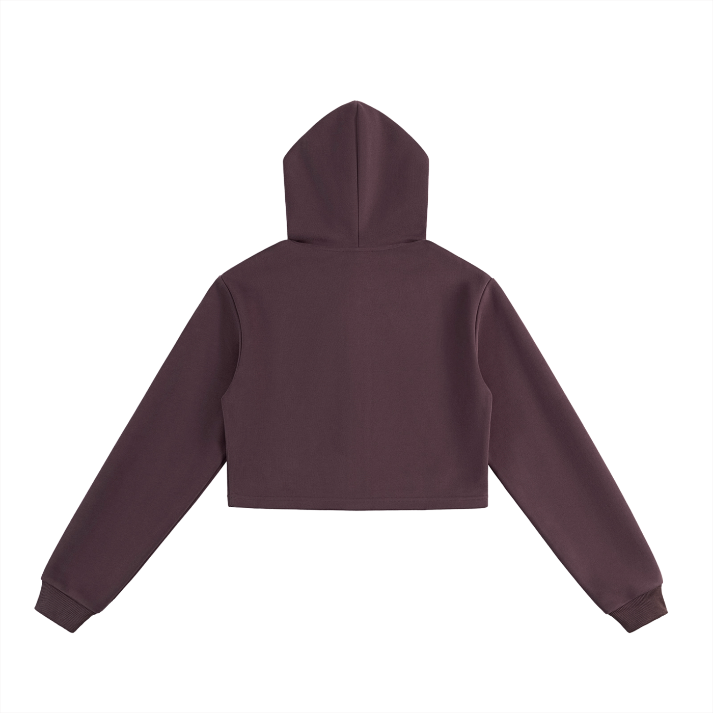 Women's Essential Cropped Zip-Up Hoodie