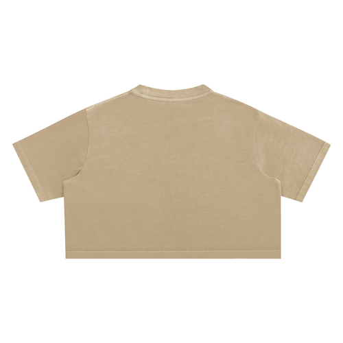 Women’s "Sweet Life" Vintage Snow Washed Crop Top