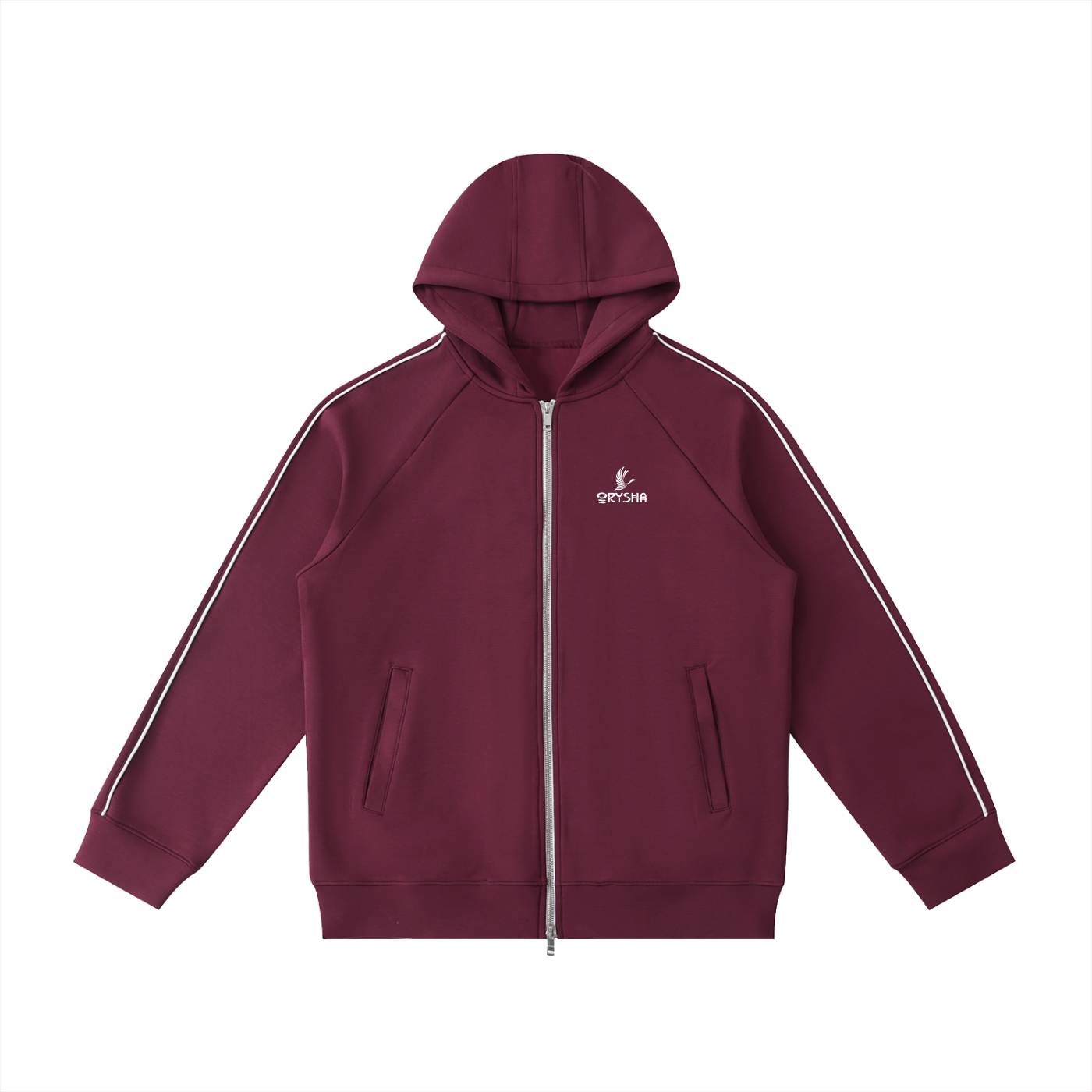 Women's Heavyweight Raglan Sleeve Zip Hoodie