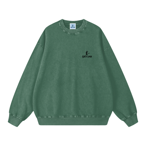 Unisex Essential Snow Washed Oversized Sweatshirt