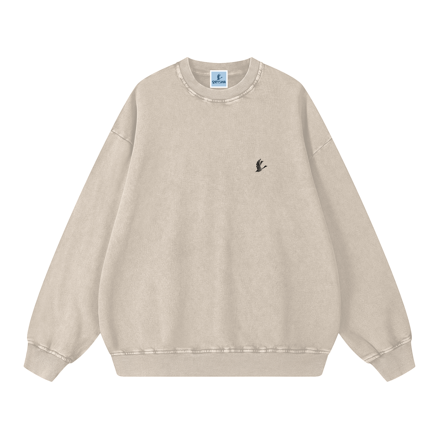 Women’s Essential Vintage Snow Washed Oversized Sweatshirt