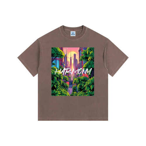 Women’s “Harmony” Vintage Washed Oversized Cotton T-Shirt