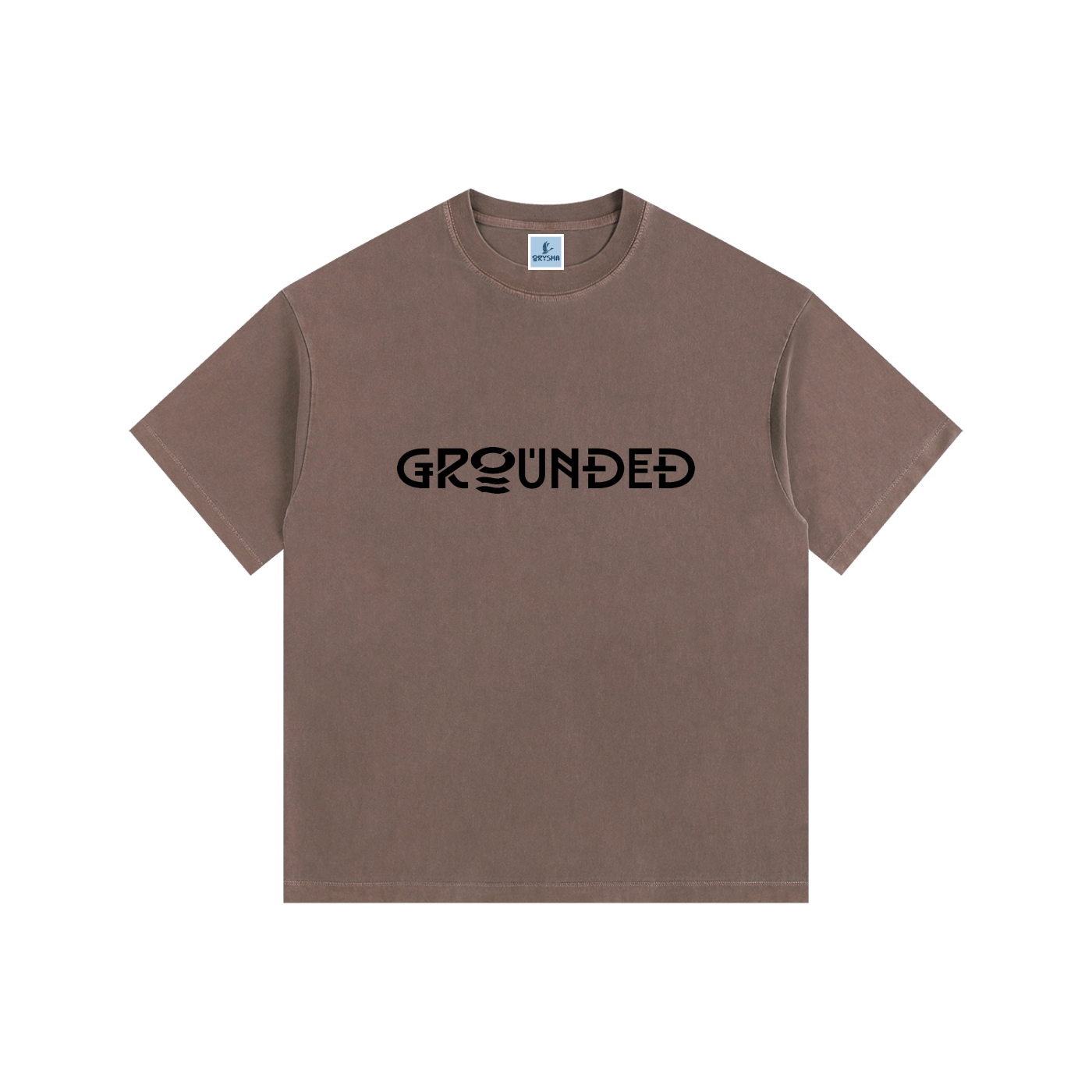 Unisex “Grounded” Vintage Washed Oversized Cotton T-Shirt