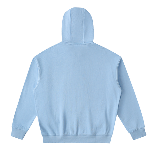 Unisex Drop-Shoulder Zip-Up Hoodie