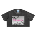 Women's "The Valley" Snow Wash Crop Top