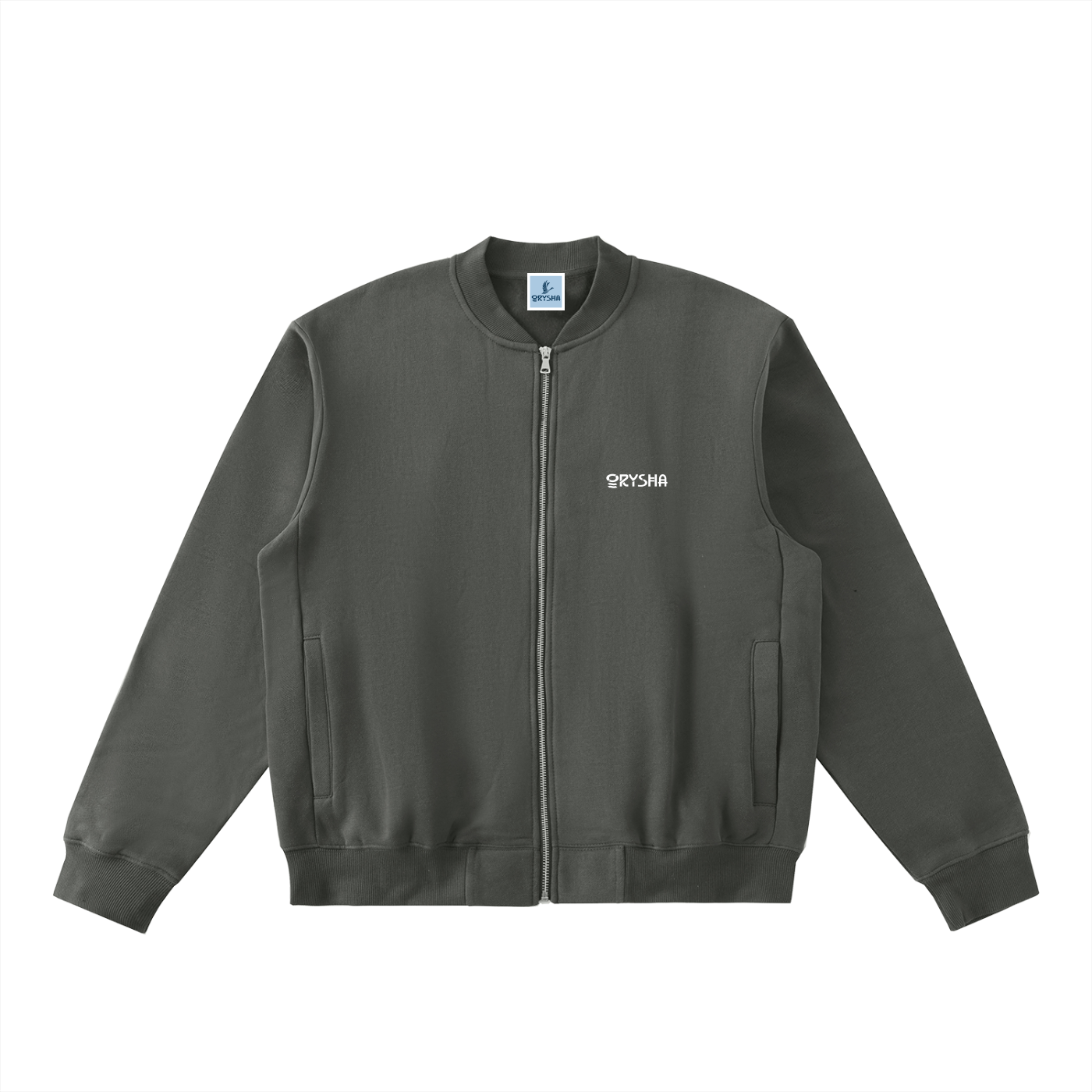 Men's "Midnight Panther" Fleeced Varsity Jacket