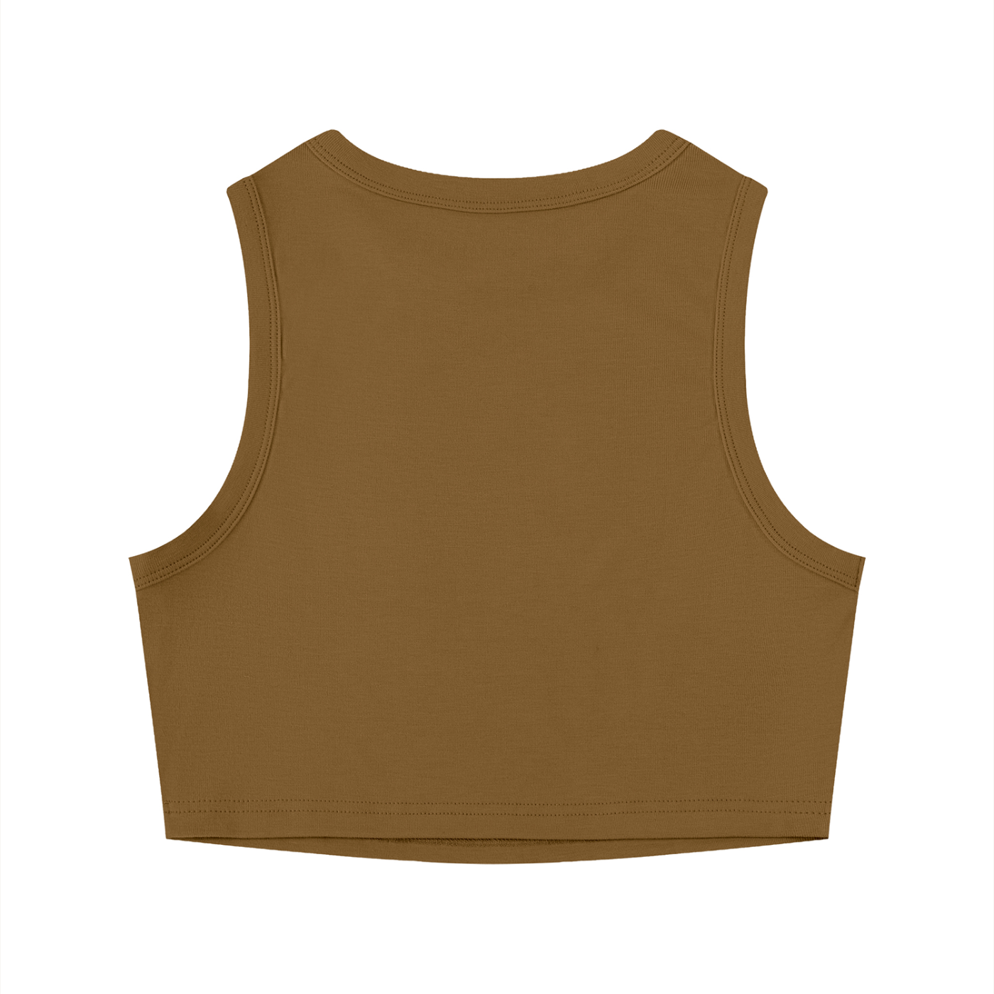 Women's Essential Tight Crewneck Crop Tank Top