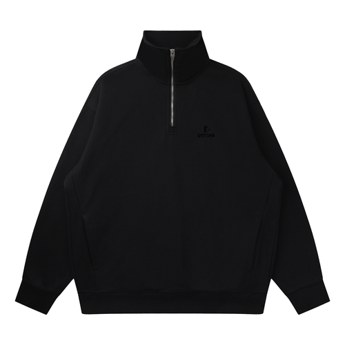 Unisex Essential Quarter-Zip Drop Shoulder Sweatshirt