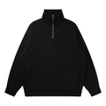Women's Essential Quarter-Zip Drop Shoulder Sweatshirt
