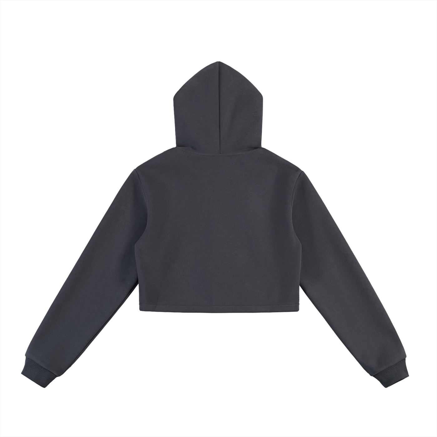 Women's Essential Cropped Zip-Up Hoodie