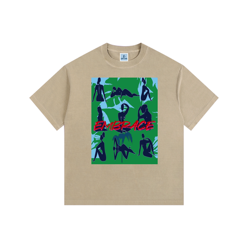 Women's "EMBRACE" Vintage Washed Oversized T-Shirt