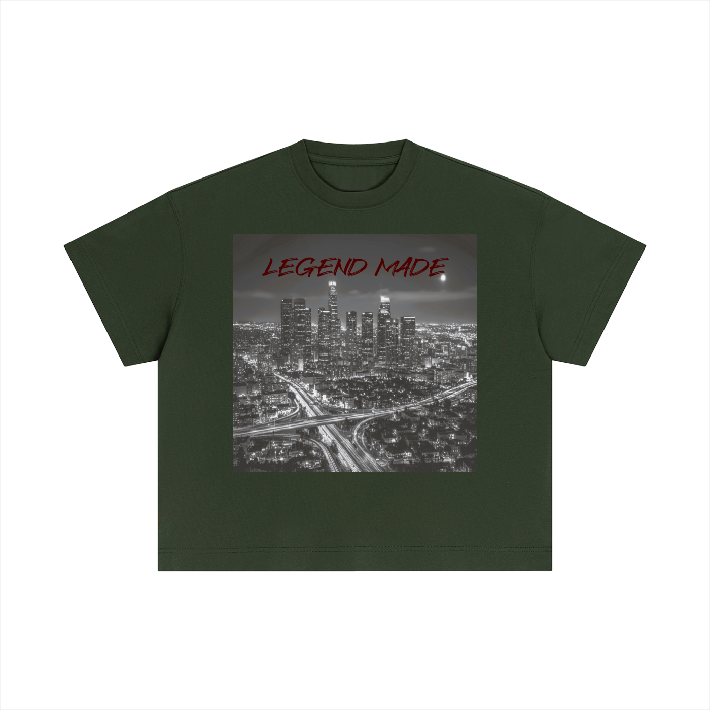 Women's "Legend Made" Cotton Boxy T-Shirt