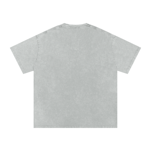 Women’s “Washed Horizon” Snow Washed Oversized Cotton T-Shirt