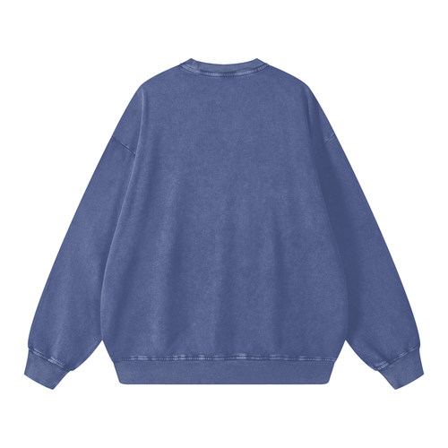 Unisex Essential Snow Washed Oversized Sweatshirt
