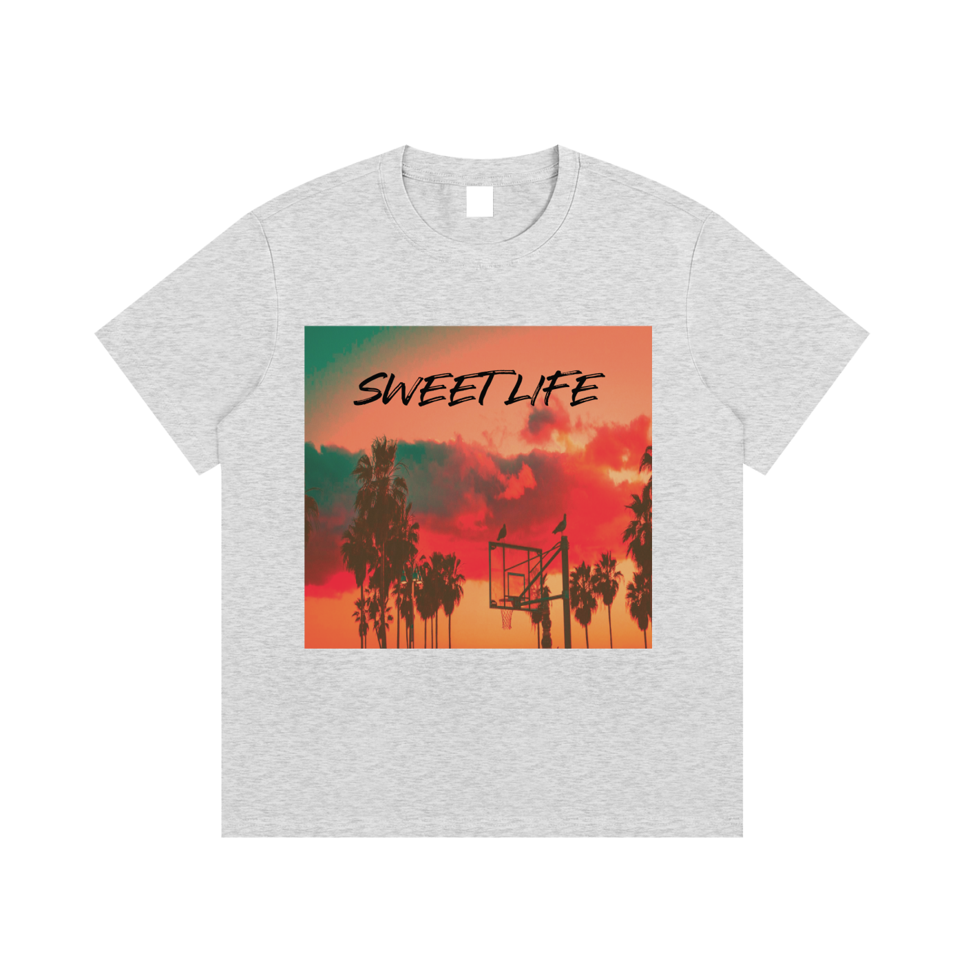 Men's "Sweet Life" Cotton Graphic T-Shirt