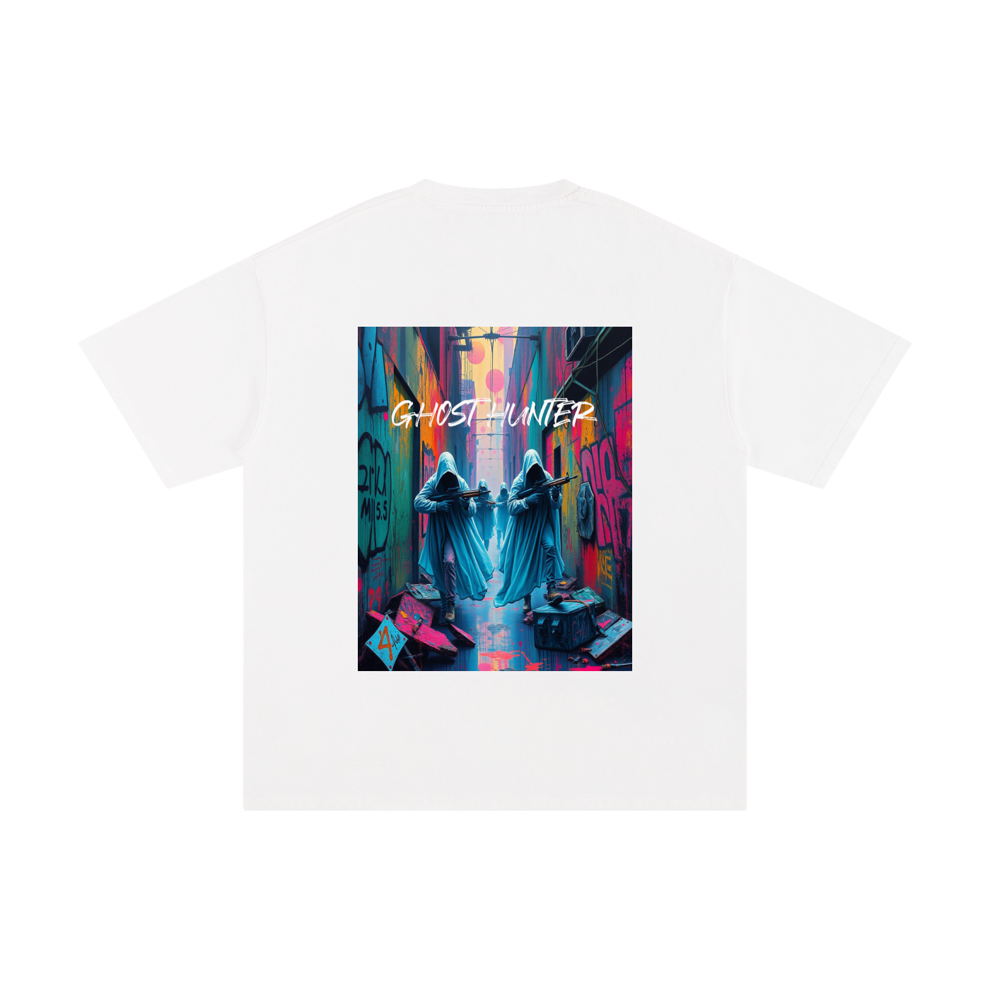 Men's "Ghost Hunters" Graphic Cotton T-Shirt