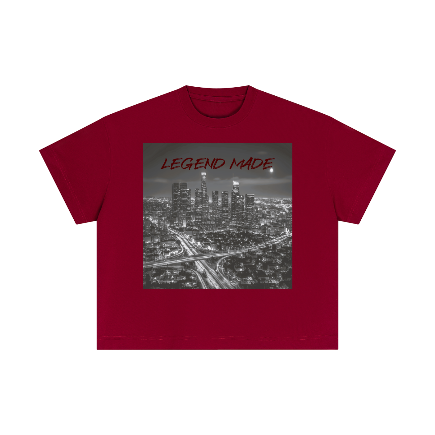 Women's "Legend Made" Cotton Boxy T-Shirt