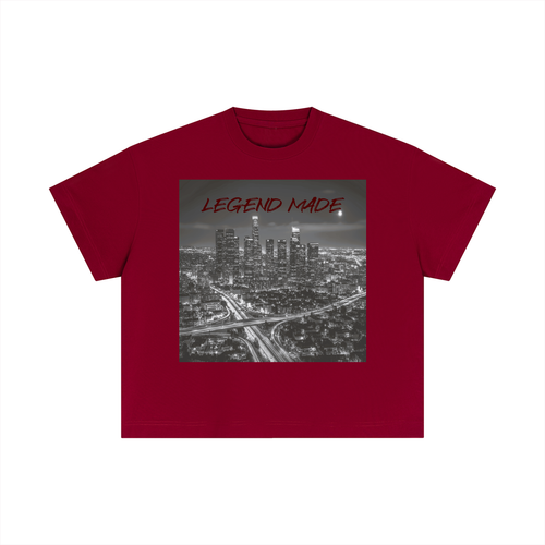Women's "Legend Made" Cotton Boxy T-Shirt