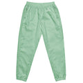 men’s lightweight water-resistant track pants with relaxed fit and elastic cuffs