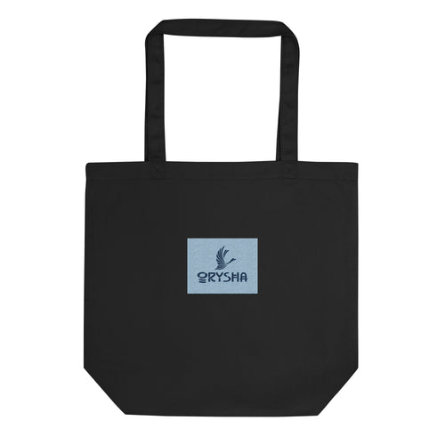 Orysha Eco Tote Bag made from certified organic cotton twill with spacious interior, durable construction, and comfortable shoulder straps.
