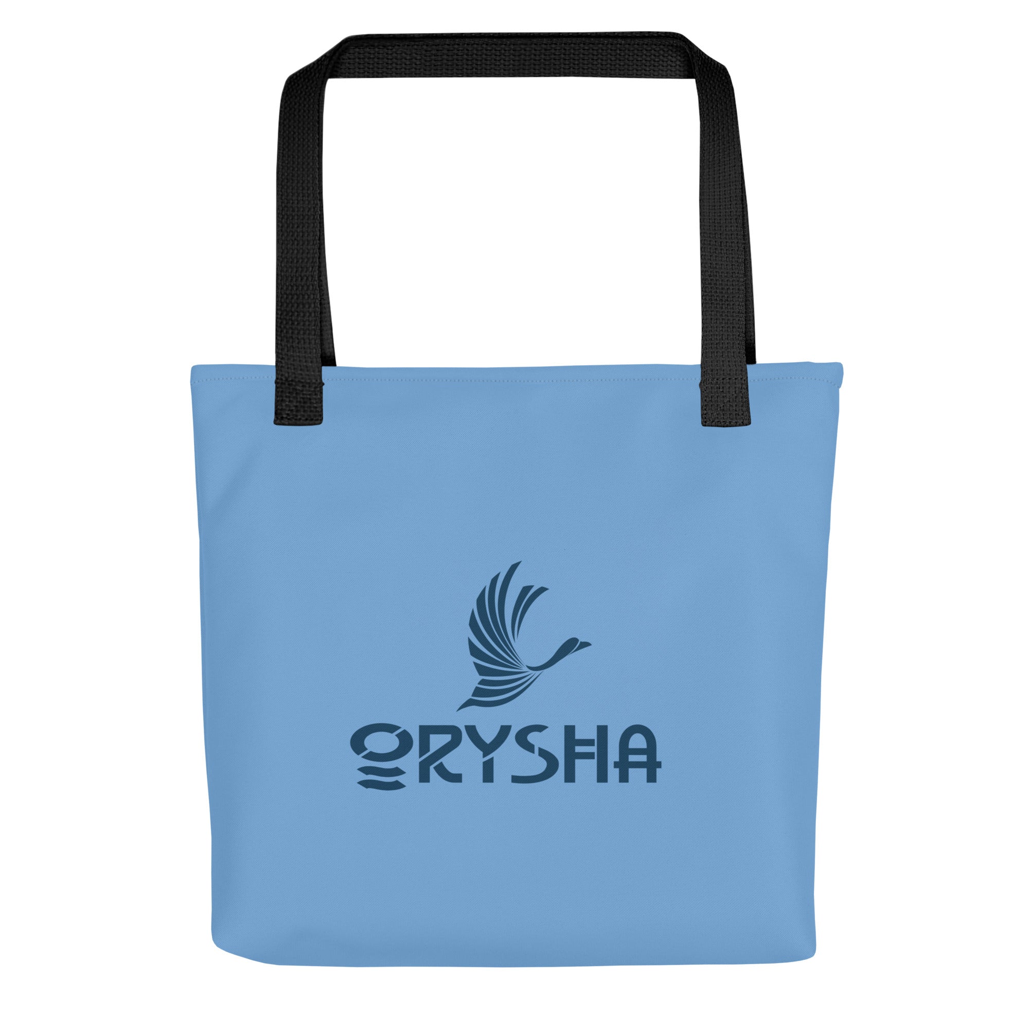Orysha Essential Tote Bag featuring durable polyester construction, cotton bull denim handles, and spacious everyday carry design.