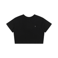 Women’s fitted seamless cotton baby tee with minimalist design soft lightweight streetwear top