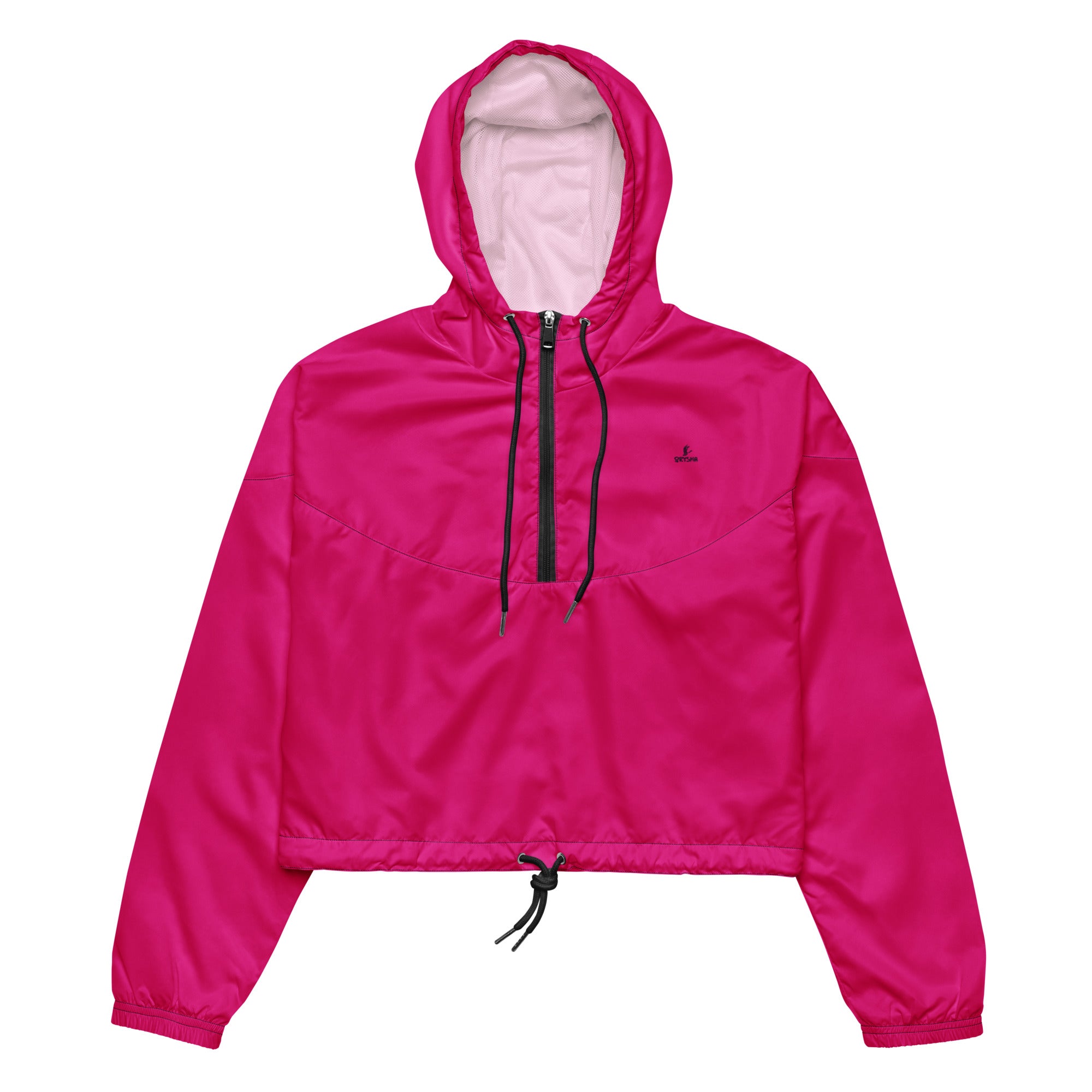 Orysha women’s cropped windbreaker with hood