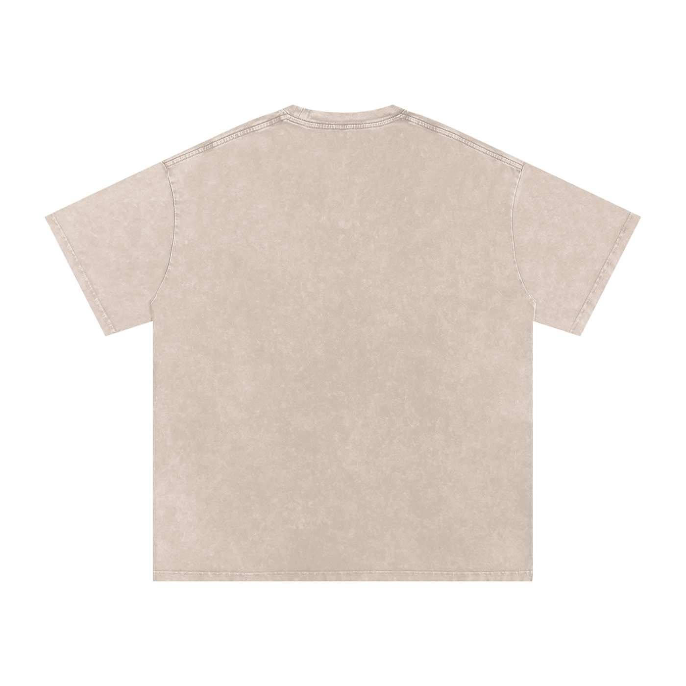 Unisex “Washed Horizon” Snow Washed Oversized Cotton T-Shirt